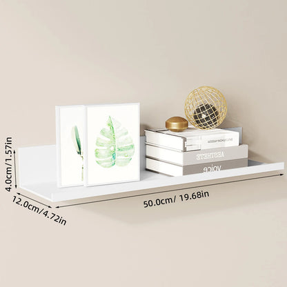 Floating Bathroom Wall Shelf Aluminium Storage Rack Home Decor