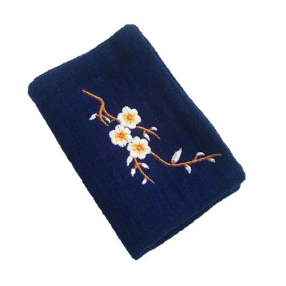 Embroidered Cotton Linen Kitchen Tea Towel Soft Absorbent Home Decor
