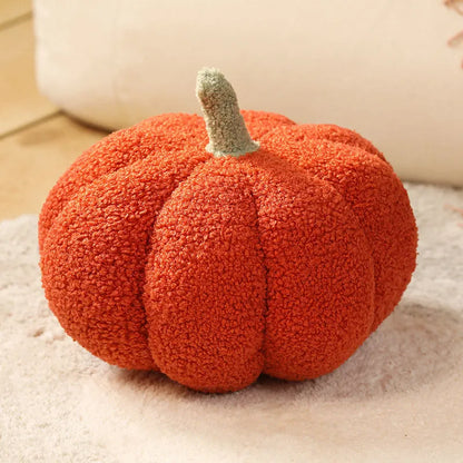 Plush Pumpkin Cushion Throw Pillow Soft Seat Cushion Autumn Home Decor