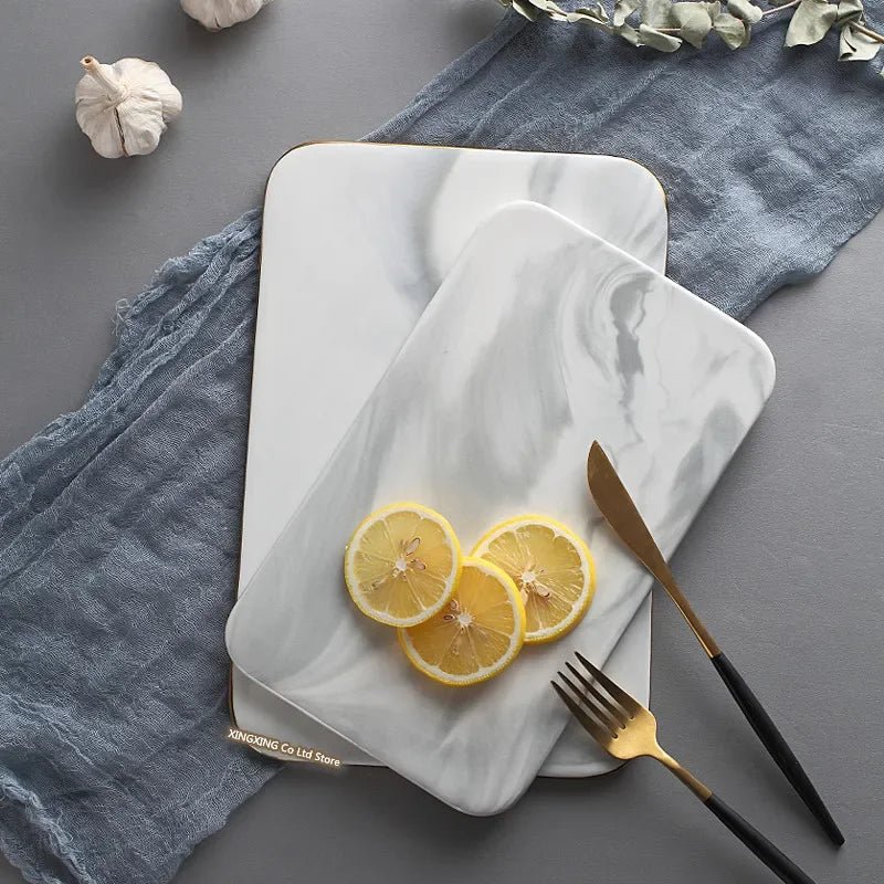 Natural Marble Cutting Board Pastry Board Kitchen Serving Board Home Decor