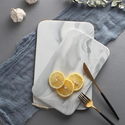 Natural Marble Cutting Board Pastry Board Kitchen Serving Board Home Decor
