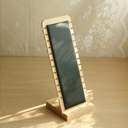 Wooden Necklace Display Stand Large Capacity Jewellery Organiser Home Decor