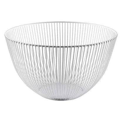 Iron Wire Fruit Basket Bowl Kitchen Table Decor