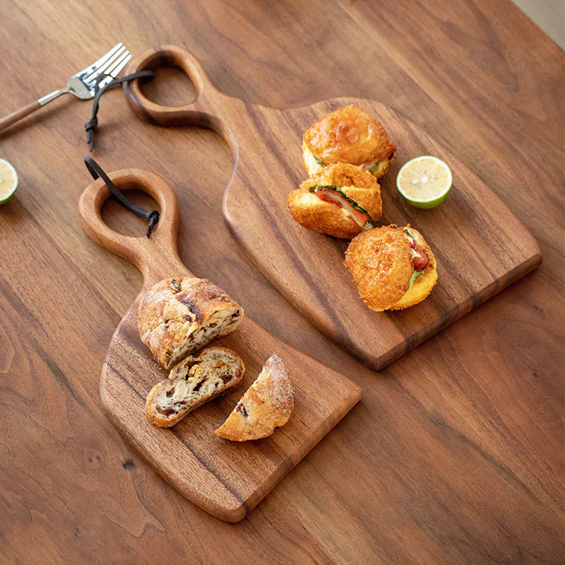 Premium Walnut Wood Cutting Board Set of 2 Kitchen Decor