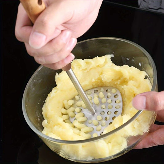 Stainless Steel Potato Masher Ergonomic Kitchen Tool Home Decor