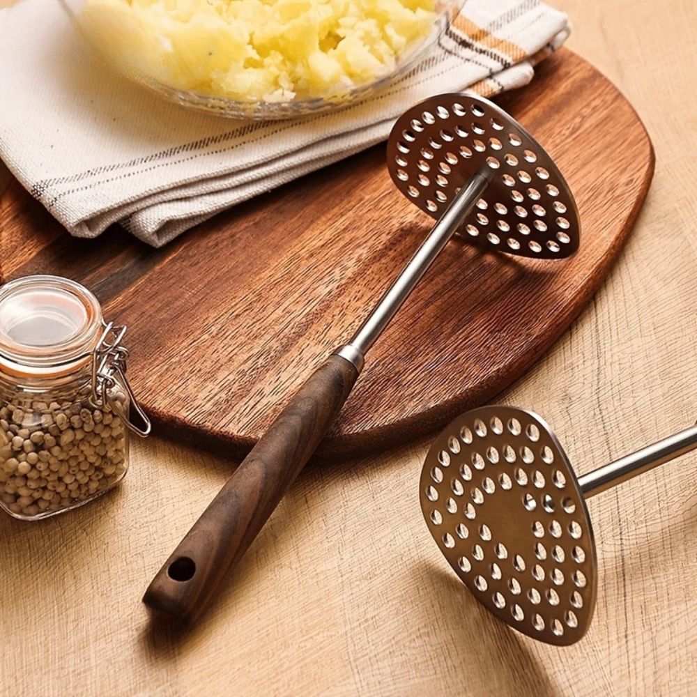 Stainless Steel Potato Masher Ergonomic Kitchen Tool Home Decor