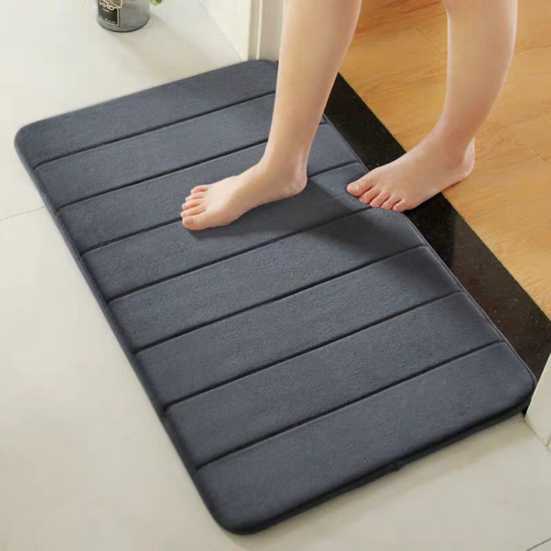 Soft Absorbent Bath Mat Fast Dry Microfibre Bathroom Rug Bathroom Decor Ideas