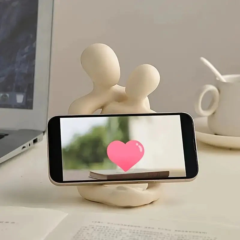 Nordic Couple Figurine Minimalist Resin Shelf Decor Home Ornament