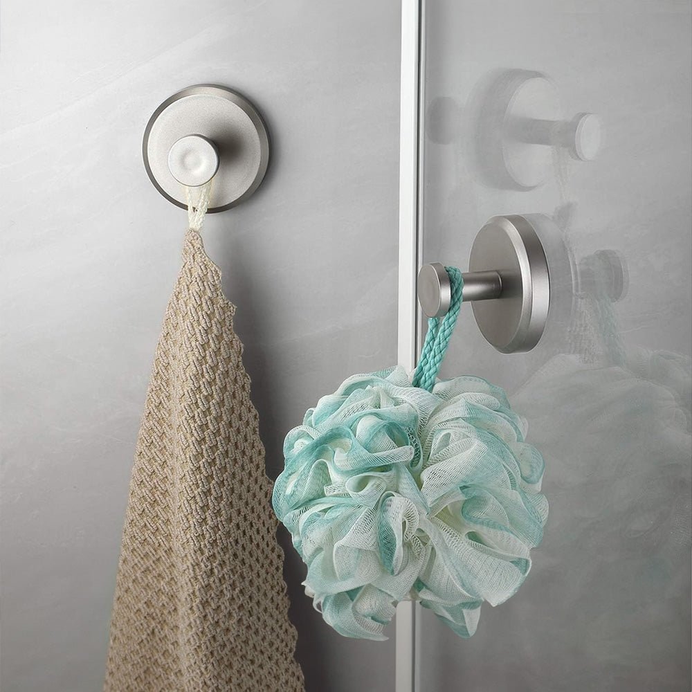 Suction Cup Hooks No Drill Bathroom Storage Set Home Decor