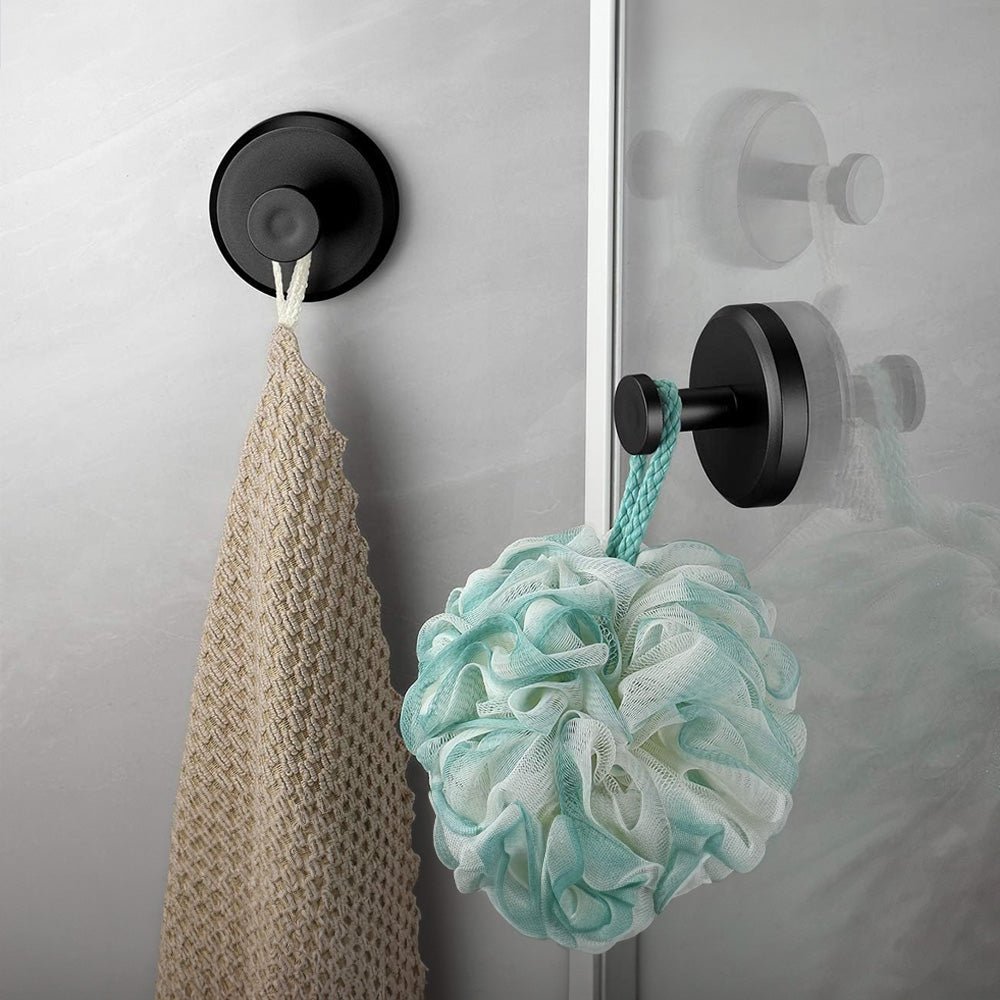 Suction Cup Hooks No Drill Bathroom Storage Set Home Decor