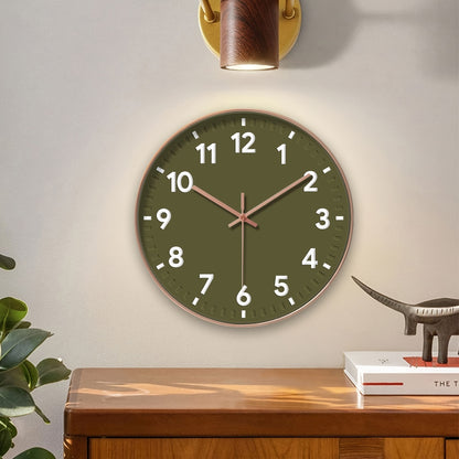 Modern 3D Minimalist Wall Clock Silent Sweep Round Home Decor