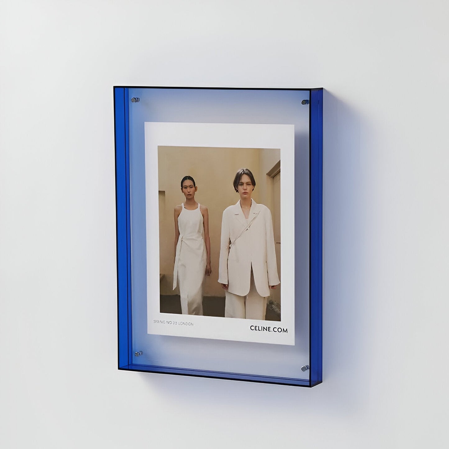 Coloured Transparent Acrylic Photo Frame Modern Minimalist Home Decor