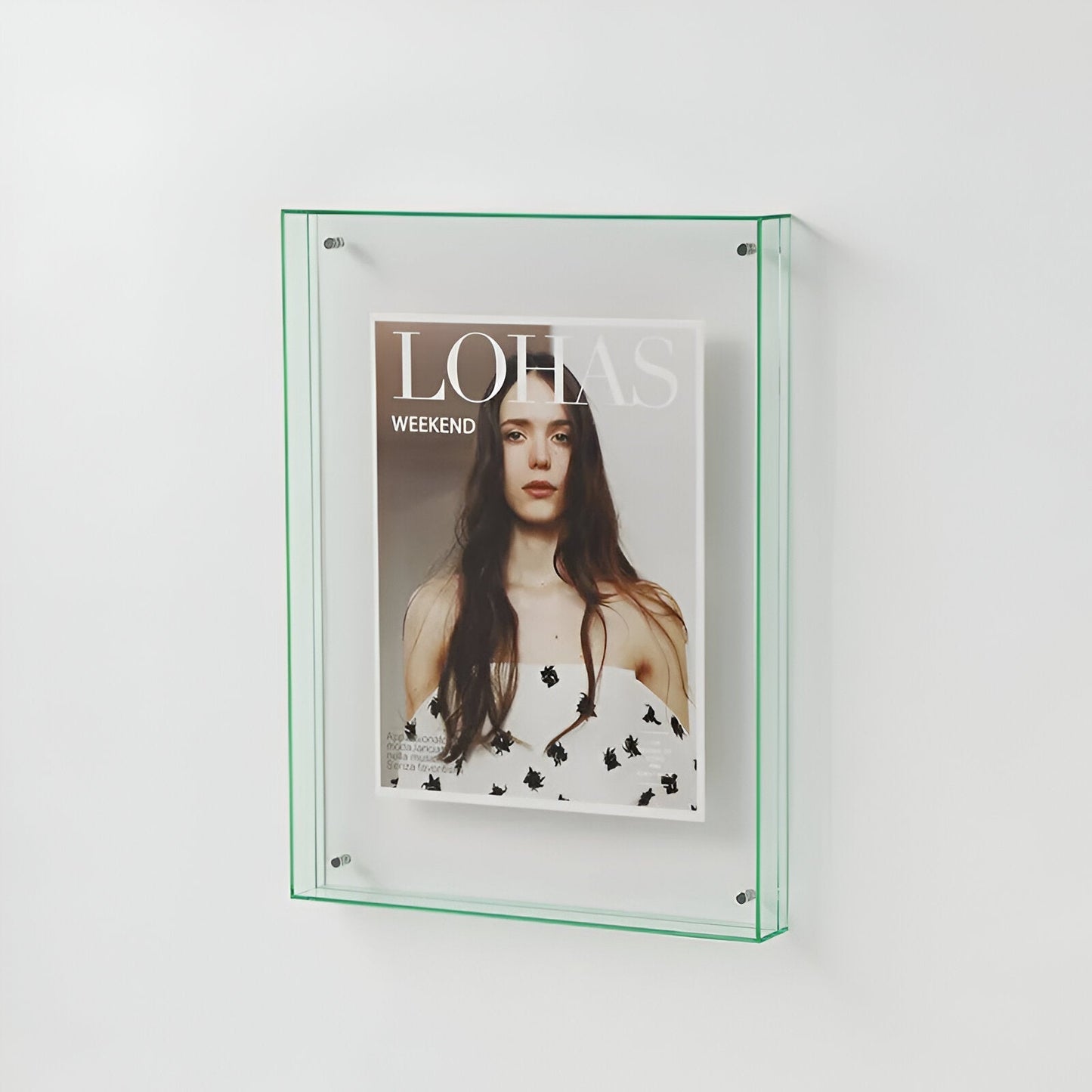 Coloured Transparent Acrylic Photo Frame Modern Minimalist Home Decor
