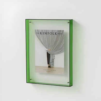 Coloured Transparent Acrylic Photo Frame Modern Minimalist Home Decor