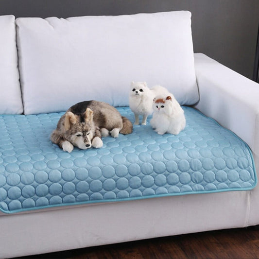 Cooling Mat Self-Cooling Pet Pad Dogs Cats Heat Relief