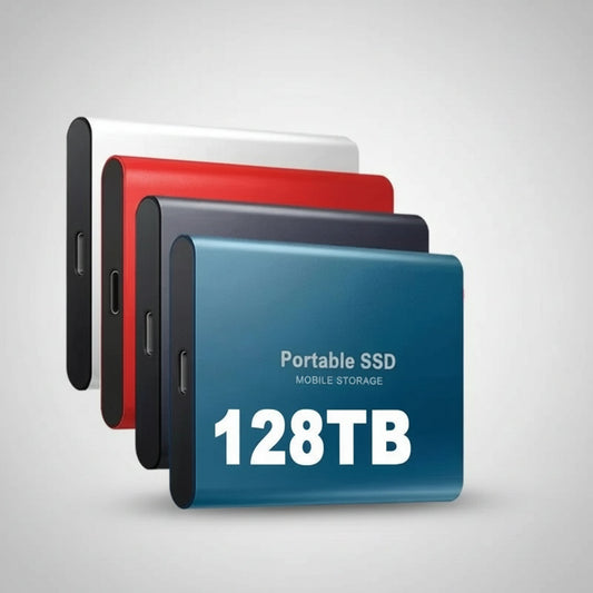 External SSD Portable Storage Fast USB Drive Compact