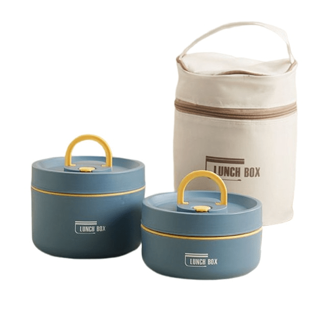 Lunch Box Insulated Leakproof Bento Food Container Stackable Adults Work School