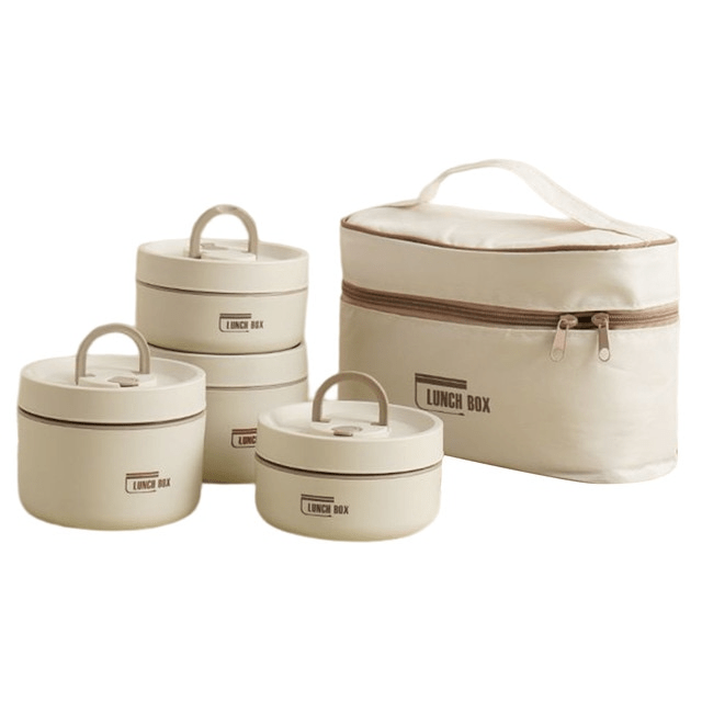 Lunch Box Insulated Leakproof Bento Food Container Stackable Adults Work School