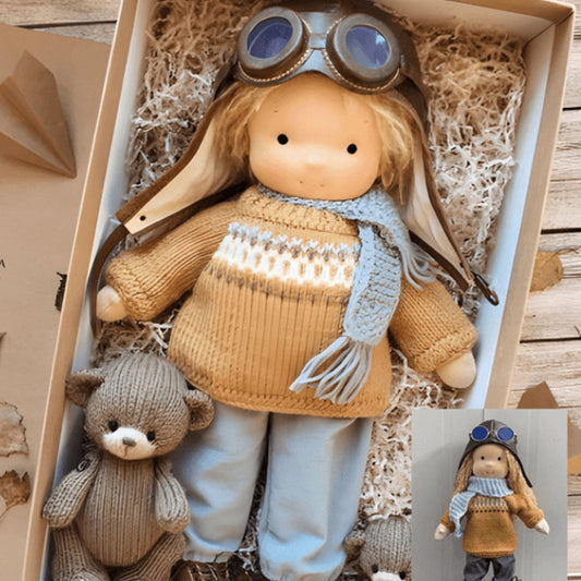 Waldorf Plush Doll Soft Nursery Kids Room Decor Gift Ideas