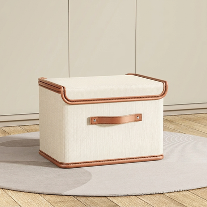 Foldable Fabric Storage Box with Lid Closet Organiser Home Decor