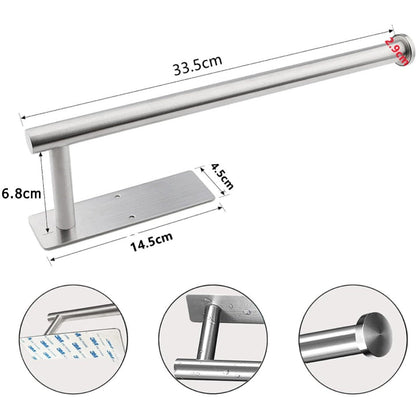 Wall Mounted Stainless Steel Paper Towel Dispenser Kitchen Decor