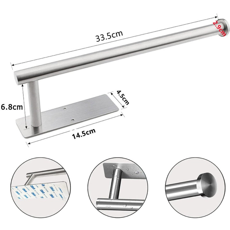 Wall Mounted Stainless Steel Paper Towel Dispenser Kitchen Decor