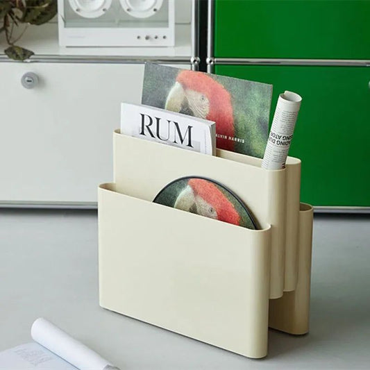 Akron Magazine Rack Sleek Storage Organiser Home Decor