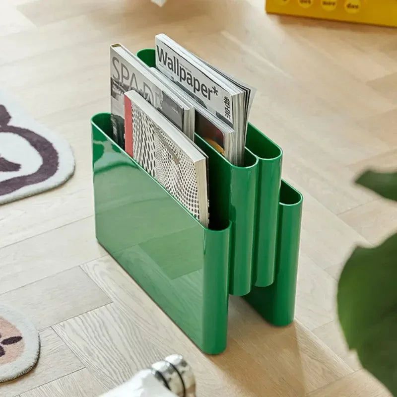 Akron Magazine Rack Sleek Storage Organiser Home Decor
