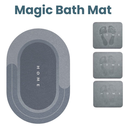 Magic Quick Dry Bath Mat Super Absorbent Non-Slip Home Decor