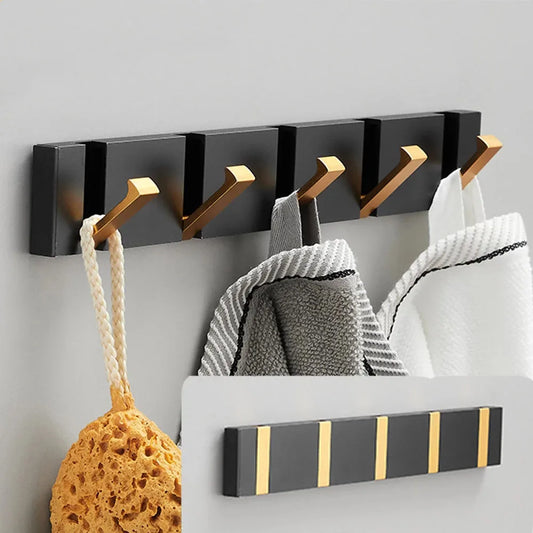 Foldable Wall Hook Set Minimalist Coat Hook Hallway Bedroom Decor