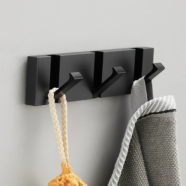 Foldable Wall Hook Set Minimalist Coat Hook Hallway Bedroom Decor