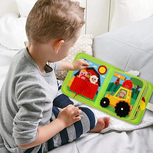 Interactive Farm Book Montessori Nursery Toddler Gift Ideas