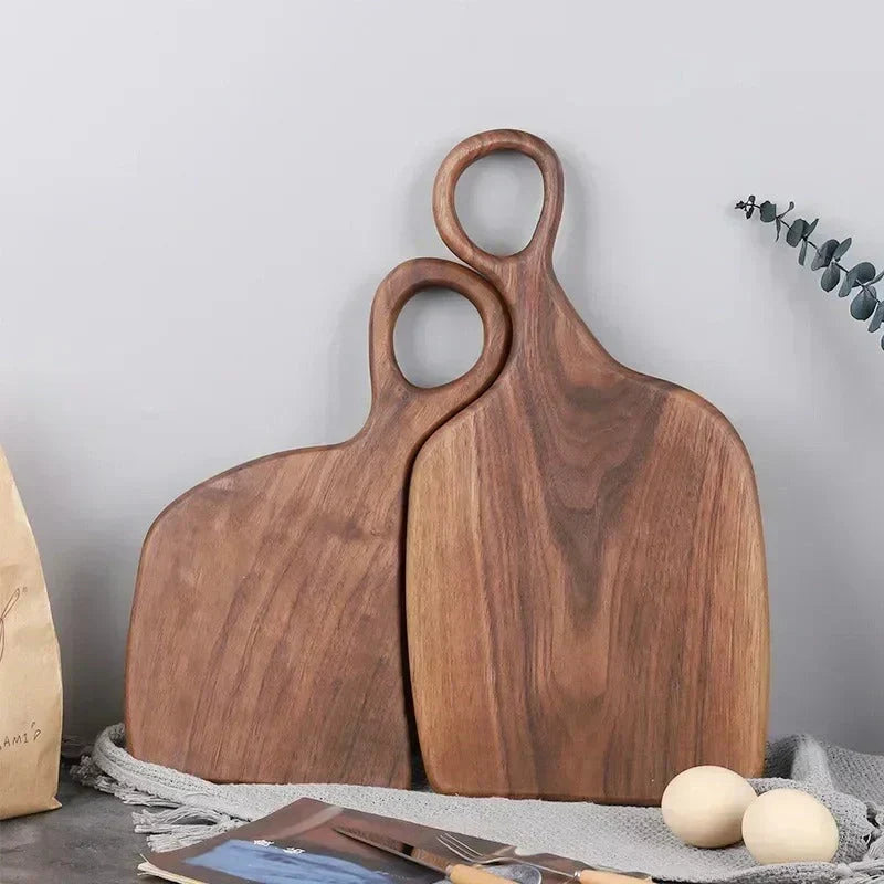 Premium Walnut Wood Cutting Board Set of 2 Kitchen Decor