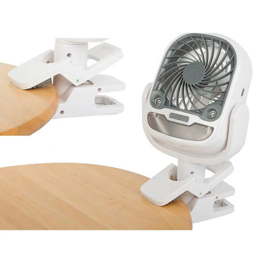 Portable Evaporative Cooler Fan USB Rechargeable Foldable Desktop Home Office