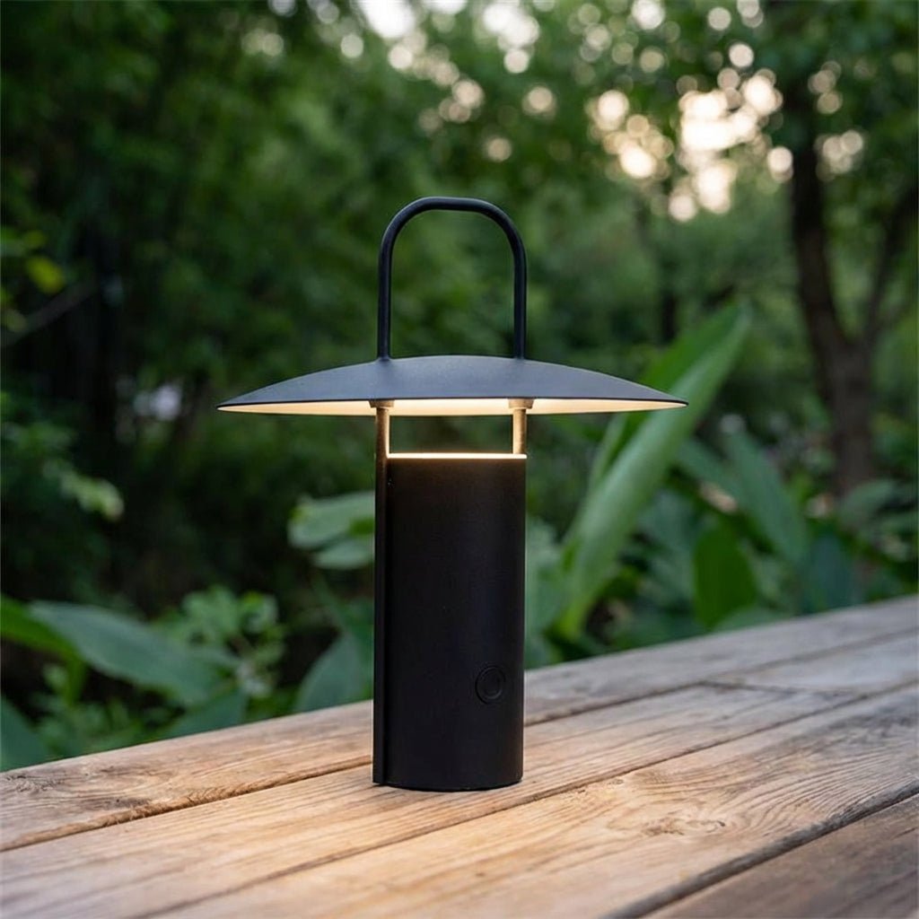 Rechargeable Outdoor Lantern Touch Dimmer Portable Table Lamp Outdoor Dining