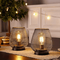 Cordless LED Lantern Adjustable Brightness Outdoor Entertaining Area