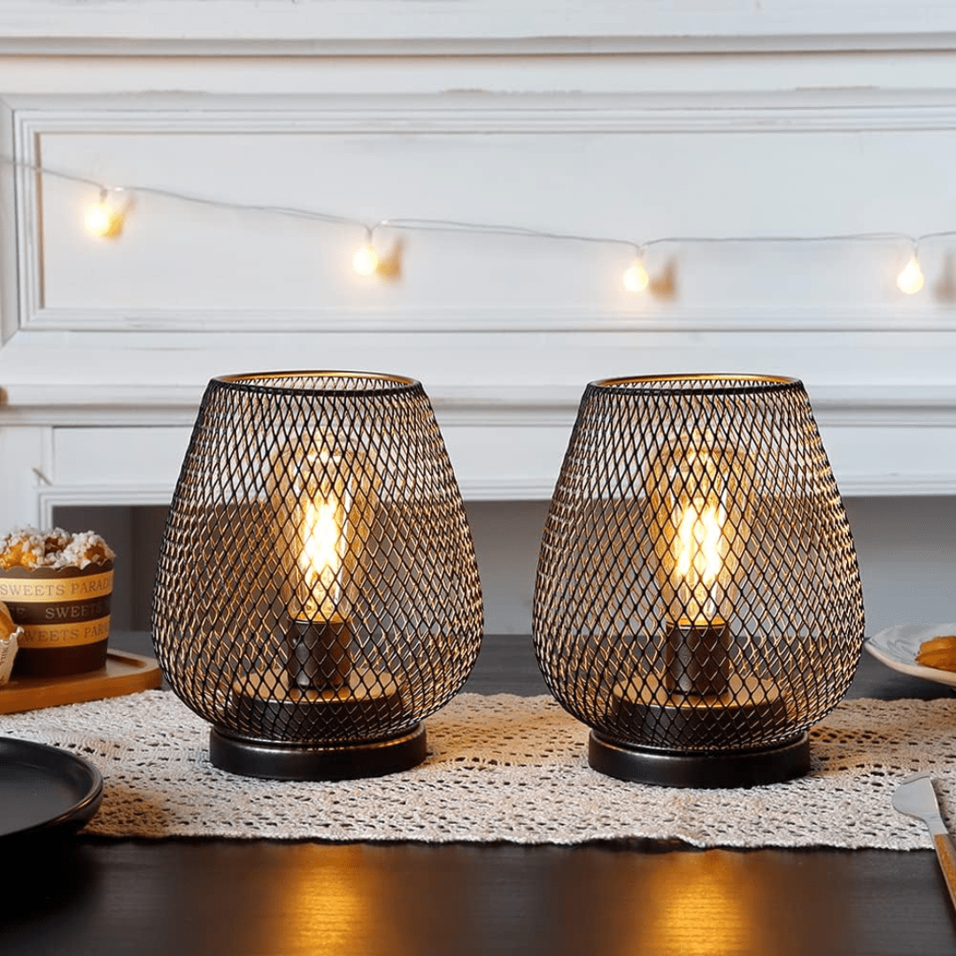 Wireless LED Lantern Adjustable Brightness Indoor Outdoor