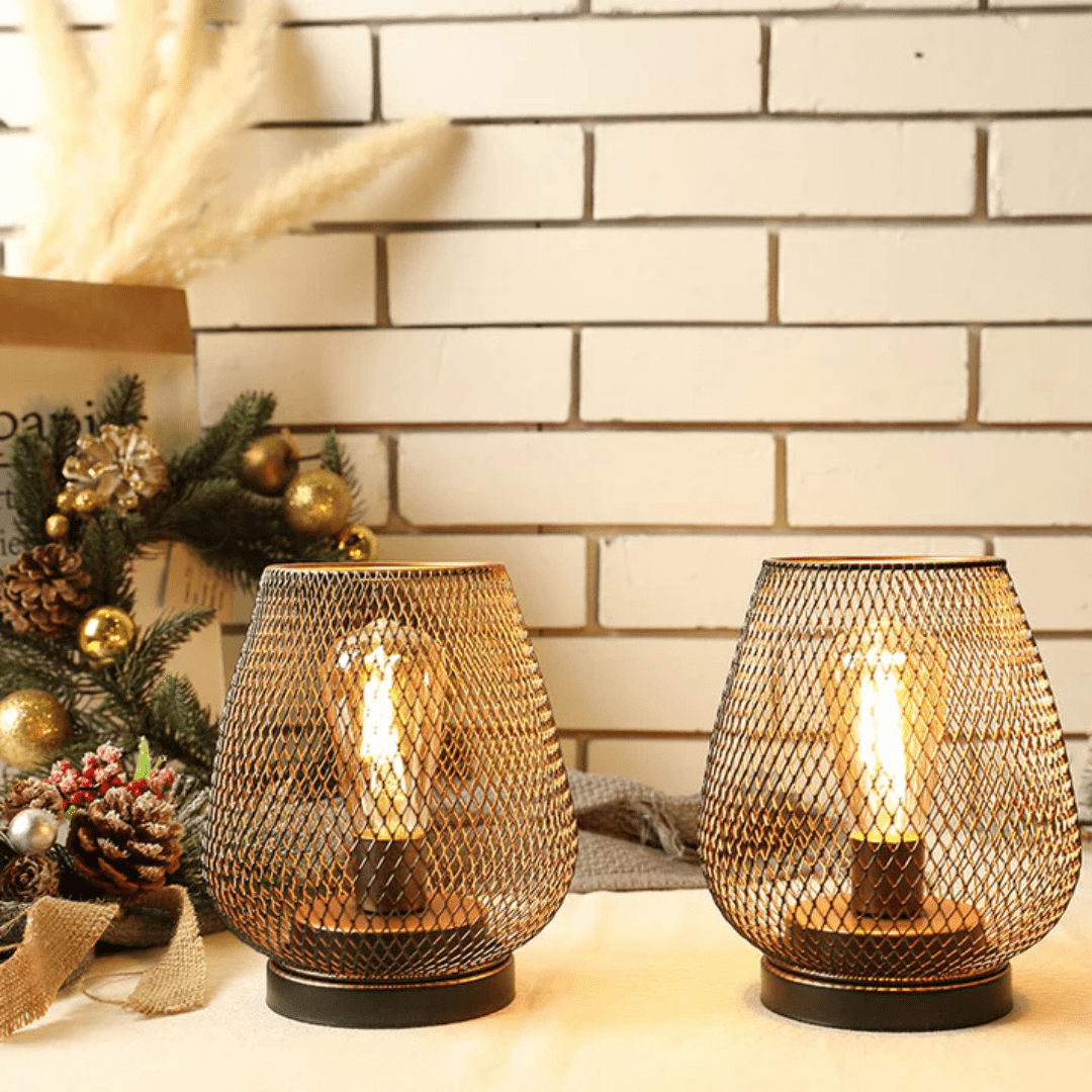 Wireless LED Lantern Adjustable Brightness Indoor Outdoor