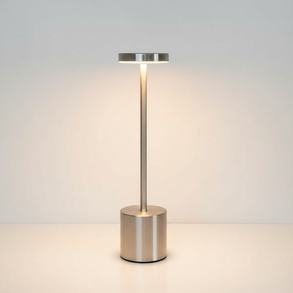 Zilveren lamp